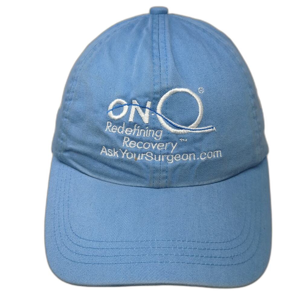 Falcon Baseball Cap Blue One Size ON-Q Recovery Strapback Hat White Beige
